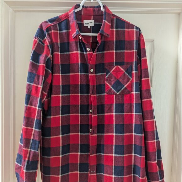 Frank and Oak Large Button Up Flannel - Picture 1 of 6